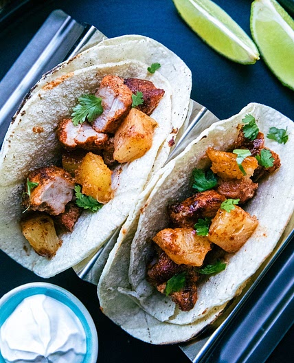 Al Pastor Pork Tenderloin Tacos