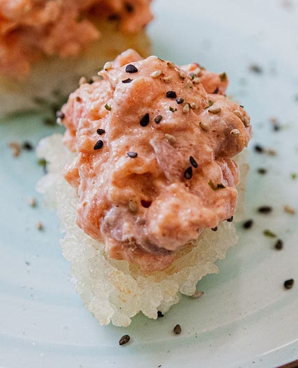 Spicy Salmon Crispy Rice