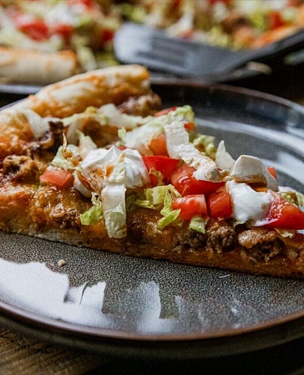 Homemade Taco Pizza