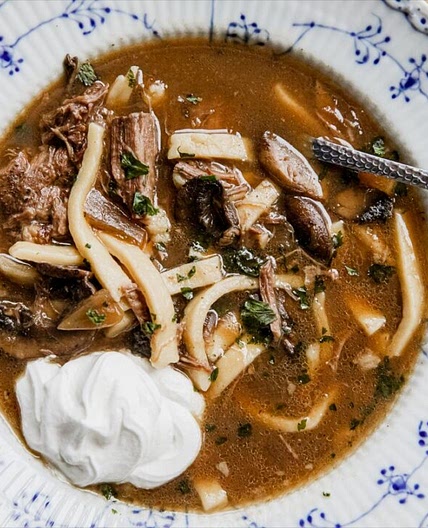 Beef Stroganoff Soup