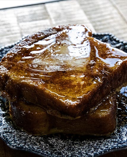 Blackstone Eggnog French Toast