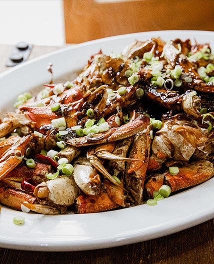 Ginger Scallion Crab