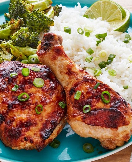 Sheet-Pan Spicy Peanut Chicken and Broccoli