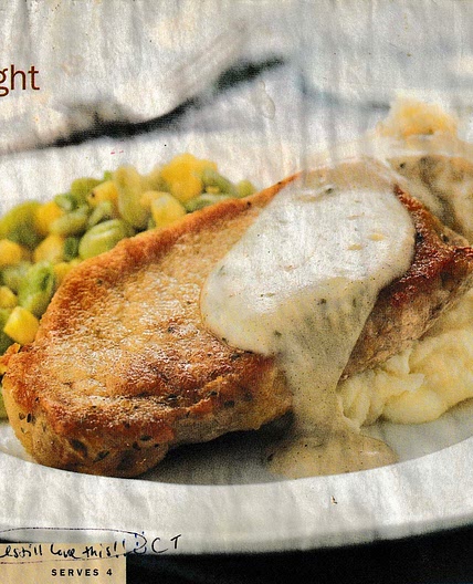 Pork Chops with Country Gravy