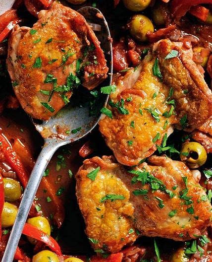 Quick and easy chicken cacciatore