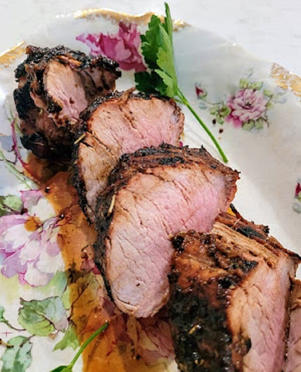 Balsamic Dijon BBQ Pork Tenderloin
