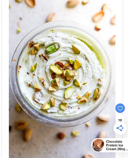 Ninja Creami Pistachio Ice Cream 