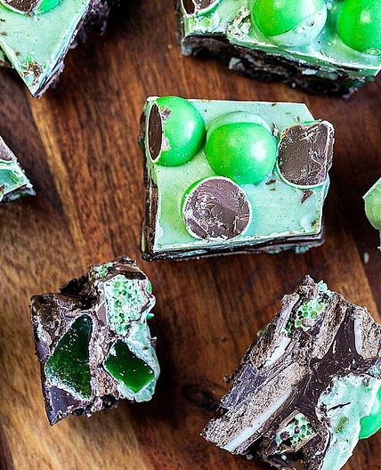 Choc mint rocky road recipe