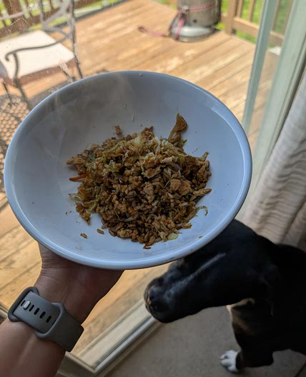 Turkey Rice Stir Fry Bowl