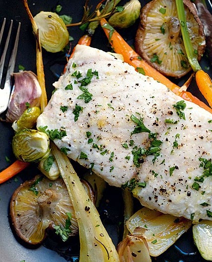 Sunday roast fish