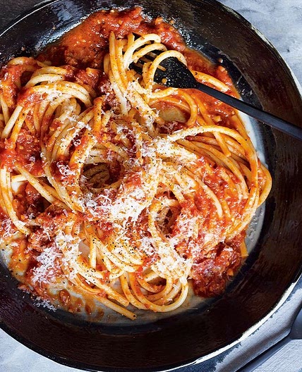 Bucatini all'amatriciana