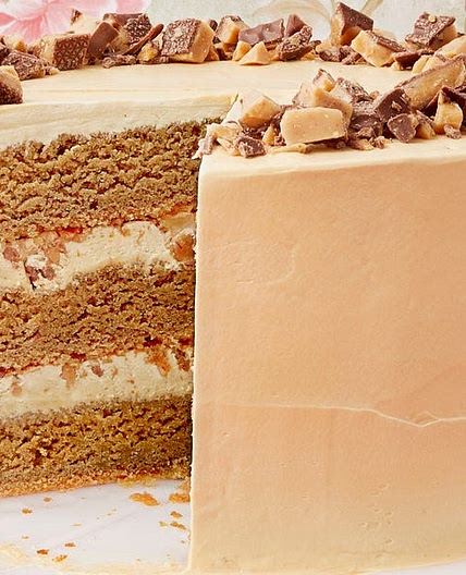 Coffee-Toffee Crunch Cake