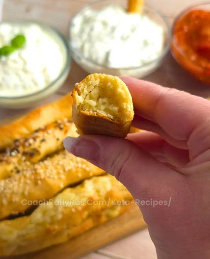 Keto Cottage Cheese Breadsticks