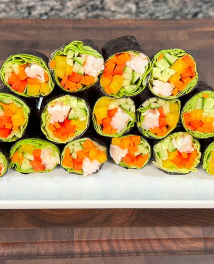 How to Make Healthy Rice Paper Kimbap (No Cooking Needed!)