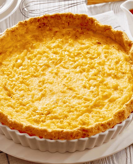 Custard Pie with Cornmeal