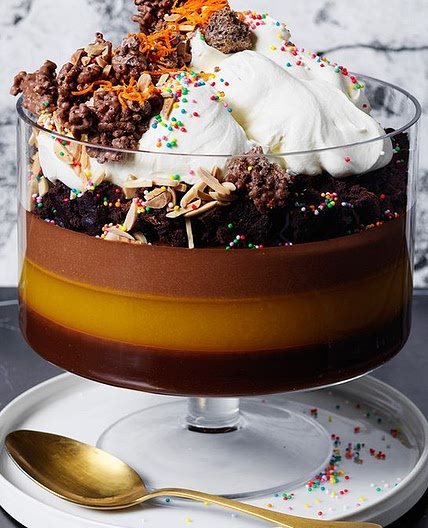 Birthday cake trifle