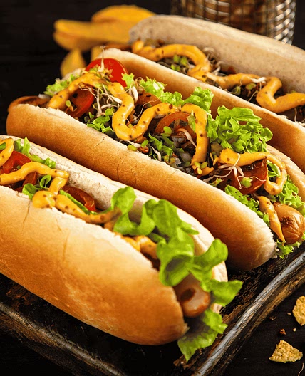 Hot Dog (Grilled Sausage in a Bun)
