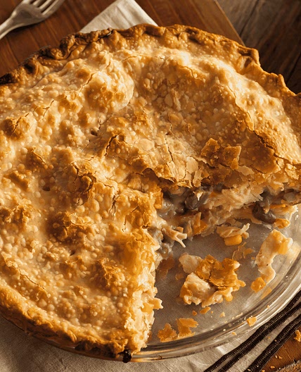 Chicken Pot Pie (Pastry Covered Chicken Stew)