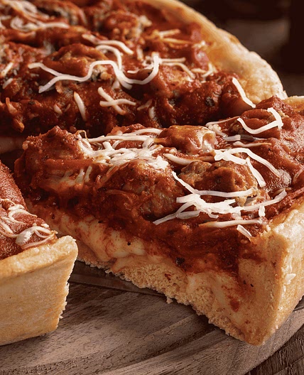 Deep Dish Pizza (Thick Crust Chicago Style Pizza)