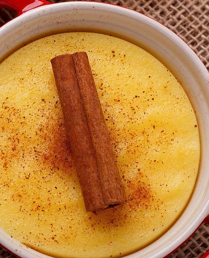Pamonha de Colher Vegana com Canela