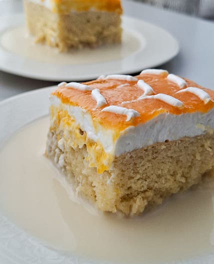 Peach Tres Leches Cake