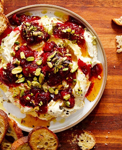 Cranberry Whipped Feta Dip