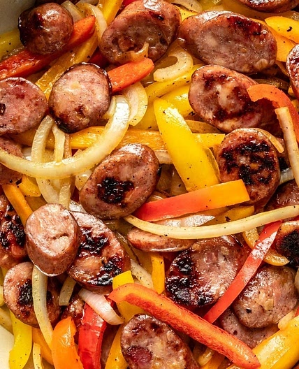 Quick and Easy Chicken Sausage and Pepper
