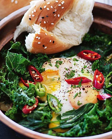 Green shakshouka