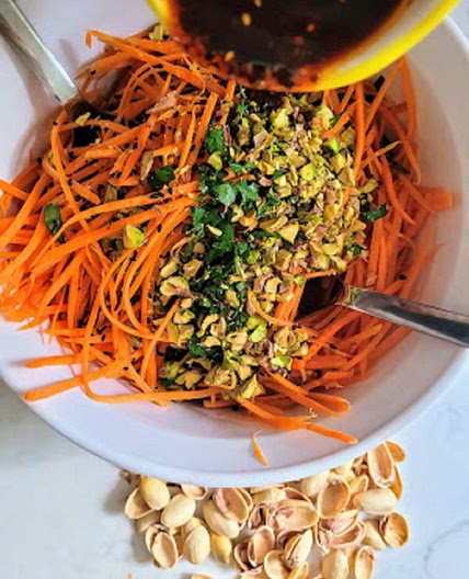 Spicy Crispy Carrot Salad