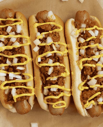 Coney Dog (Chili Topped Hot Dog)