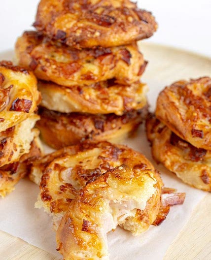 Cheese and bacon rolls recipe