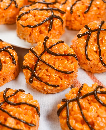 Rice Krispie Basketball Treats