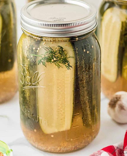 Refrigerator Kosher Dill Pickles (Claussen Copycat)