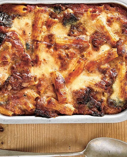 Baked pasta alla parmigiana