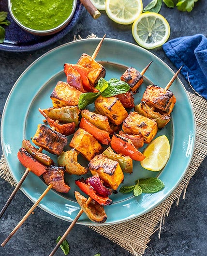 Paneer kebabs