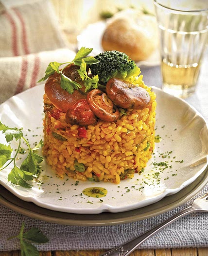 Arroz viudo con pollo