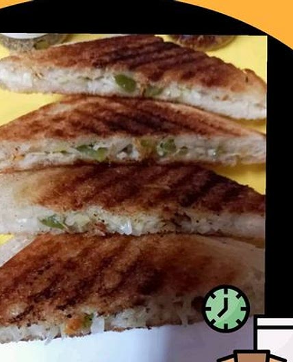 ग्रिल सैंडविच (grill sandwich recipe in Hindi)