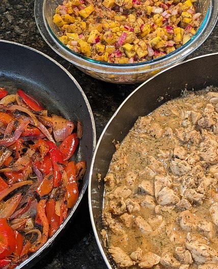 Chicken Fajitas with Peppers