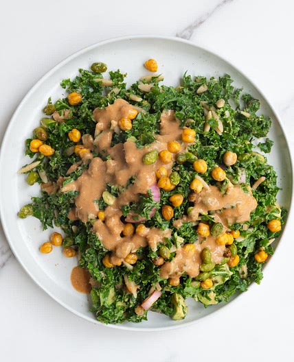 High-Protein Kale Orzo Pasta Salad