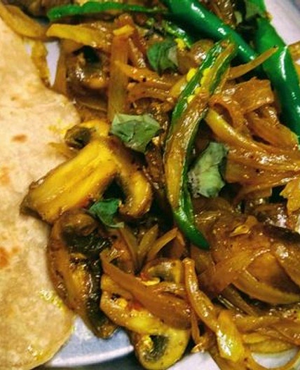 मशरूम फ्राई (गोयन स्टाइल)