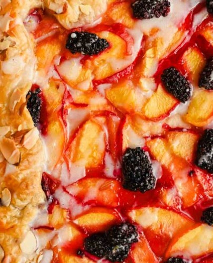 Peach Berry Galette