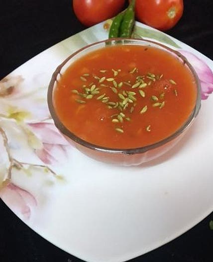 टमाटर सौंफ का सूप (Tomato Saunf Soup Recipe In Hindi)