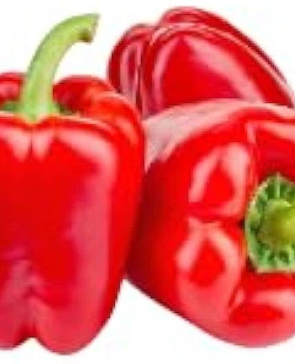 Stuffed aubergine/capsicum