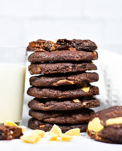 Chocolate Passionfruit Cookies