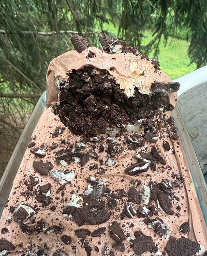 No Bake Chocolate Peanut Butter Pie 