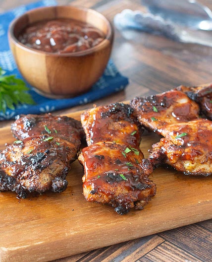 BBQ Grilled Chicken Thighs Recipe