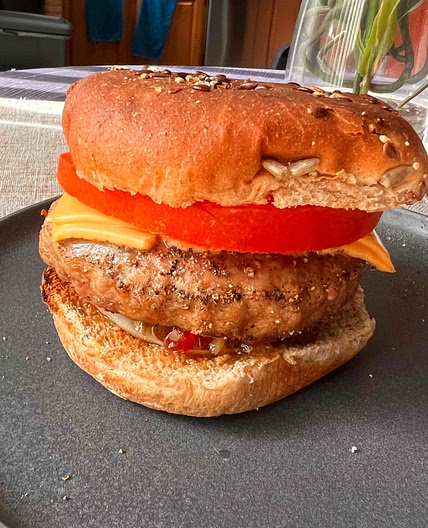 Strawzy’s Turkey Burger 