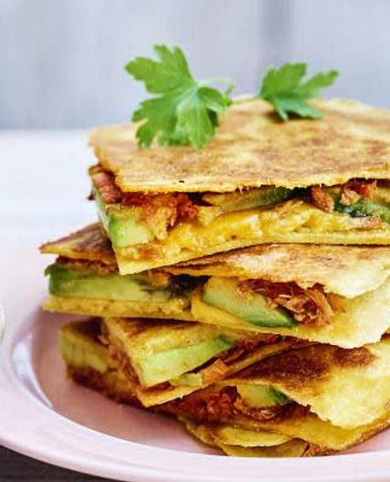 Quesadillas thon avocat