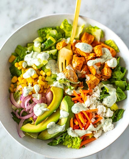 Healthy Buffalo Chicken Salad
