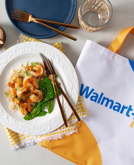 Apricot glazed shrimp
